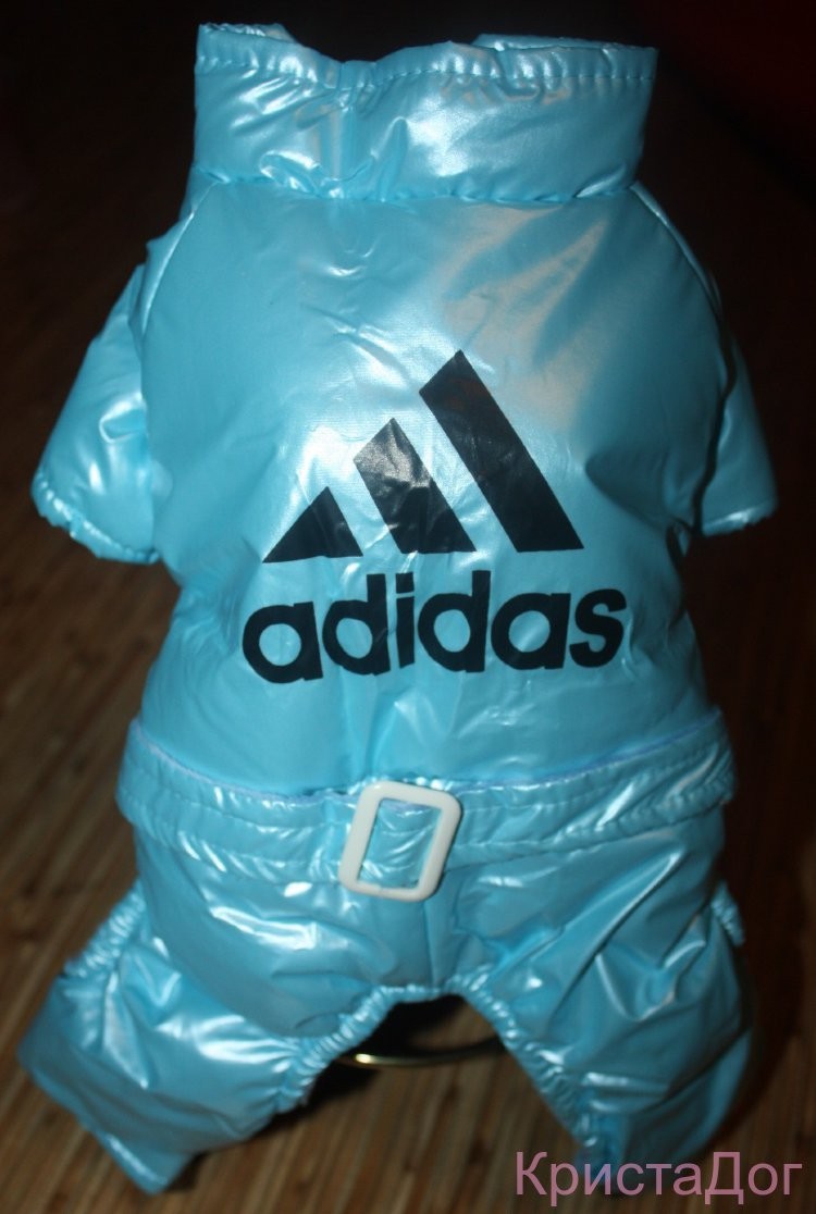 Комбинезон теплый "Adidas" голубой