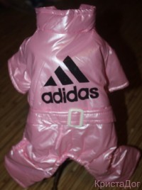 Комбинезон теплый "Adidas" розовый